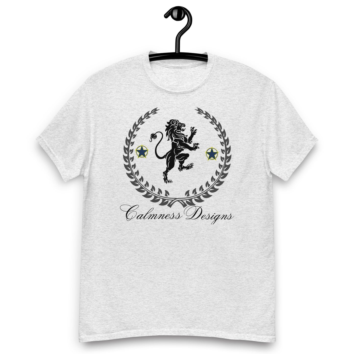 Coats of Arms, (C  D), Lions Crest Shield, Stars,  Calmness Designs,  Men's classic tee