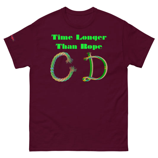 Time Longer Than Rope, (C D) Calmness Designs,  Men's classic tee