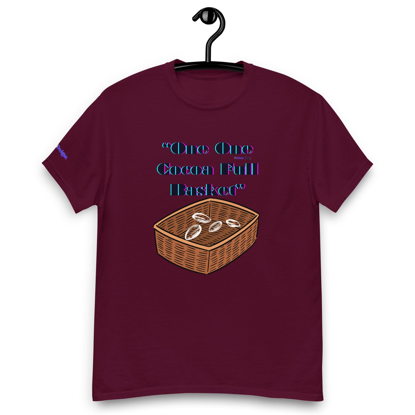 One One Cocoa Full Basket, Cocoa in Basket, Calmness Designs,  Men's classic tee