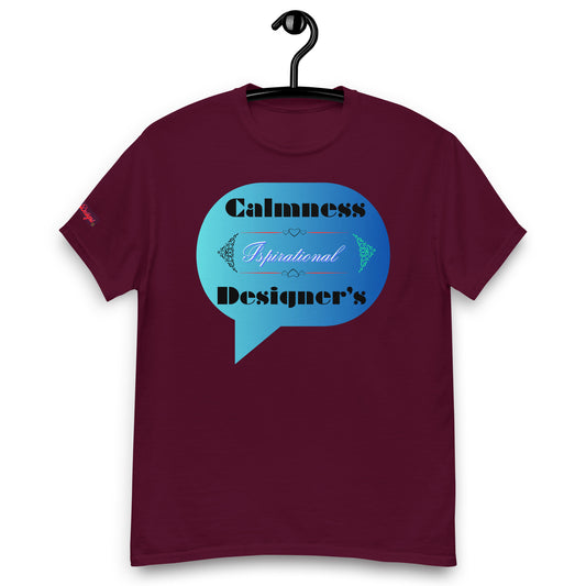 Speech Bubble, Inspirational  Designer's, Creative  Calmness Designs,   Men's classic tee