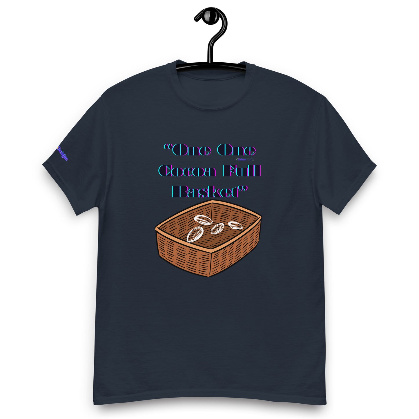 One One Cocoa Full Basket, Cocoa in Basket, Calmness Designs,  Men's classic tee