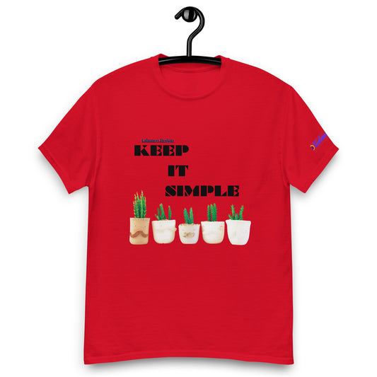 KEEP IT SIMPLE,  Calmness Designs, Creative Designs,  Men's classic tee