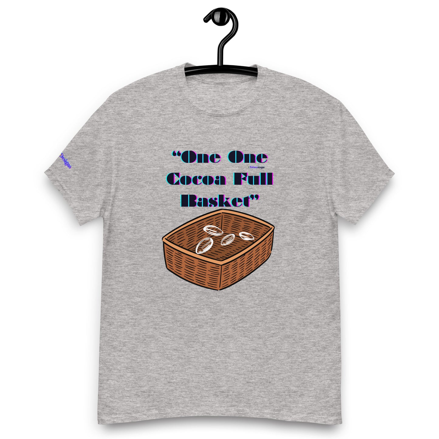 One One Cocoa Full Basket, Cocoa in Basket, Calmness Designs,  Men's classic tee