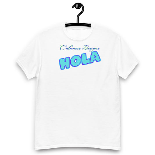 Calmness Designs, Hola,   Men's classic tee