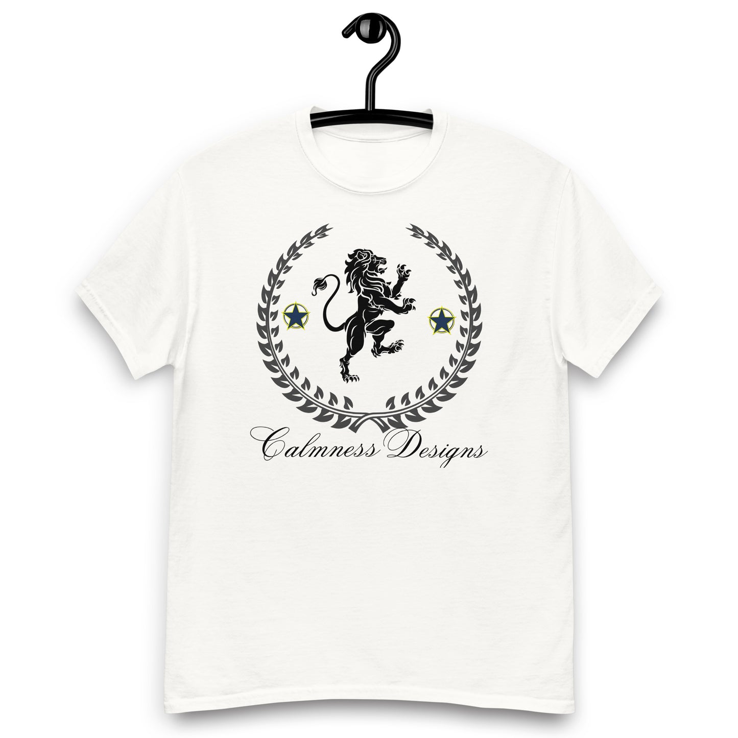 Coats of Arms, (C  D), Lions Crest Shield, Stars,  Calmness Designs,  Men's classic tee