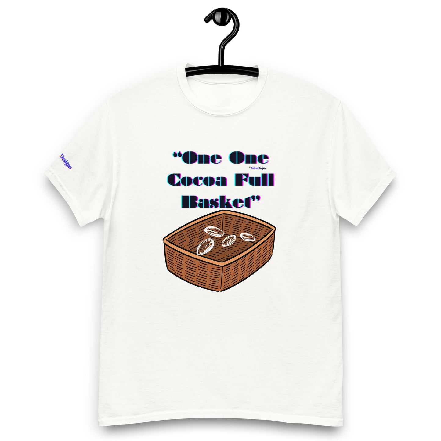 One One Cocoa Full Basket, Cocoa in Basket, Calmness Designs,  Men's classic tee