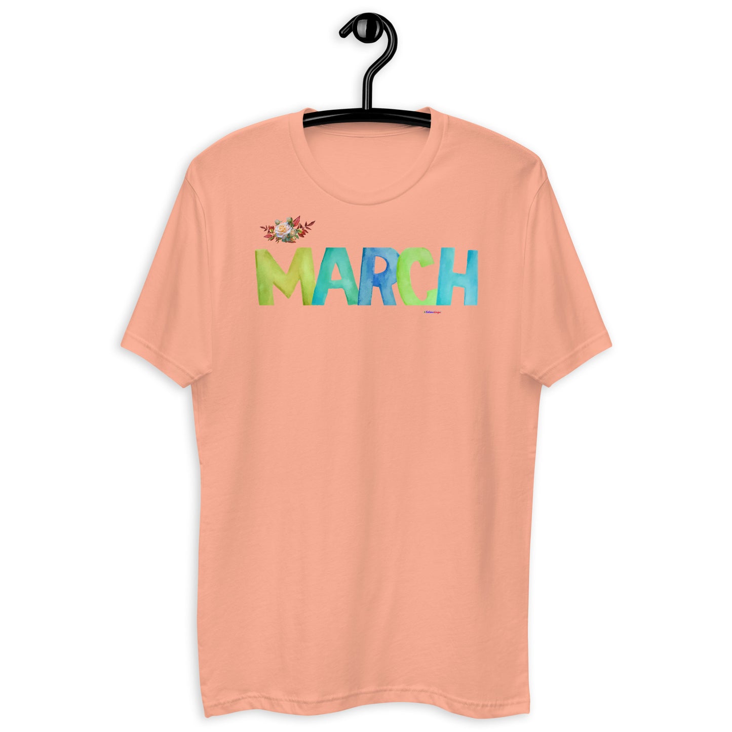 March, Calmness Designs,   Short Sleeve T-shirt