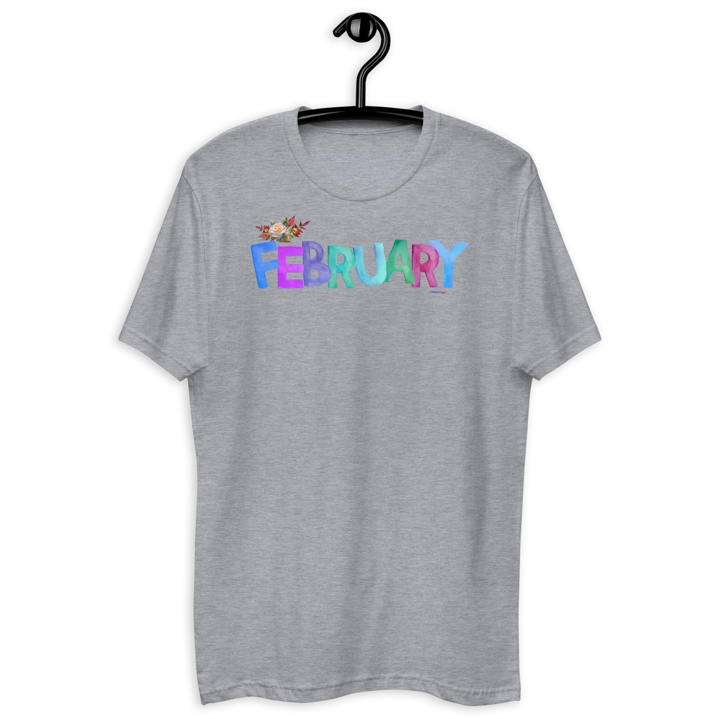 February, Calmness Designs,    Short Sleeve T-shirt