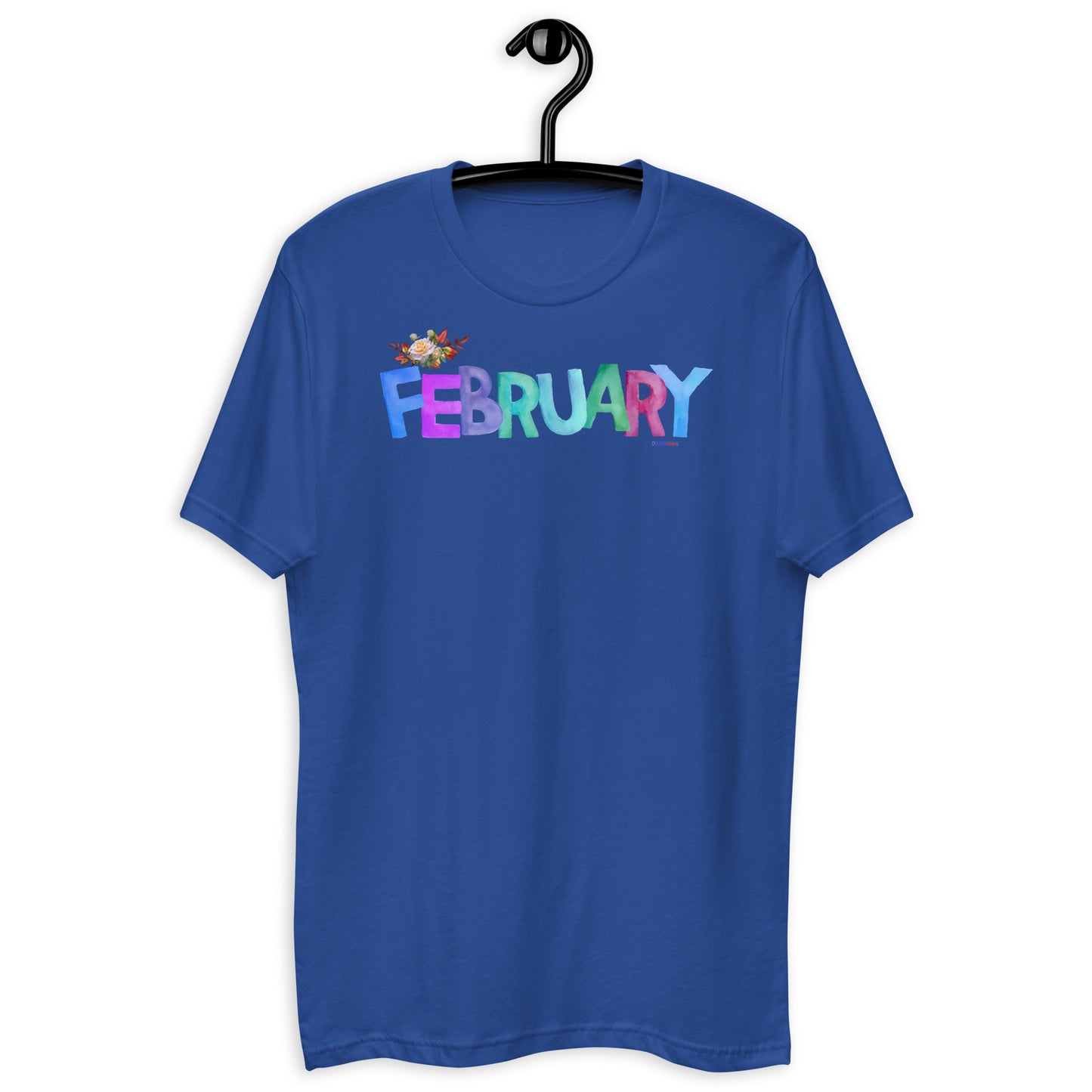 February, Calmness Designs,    Short Sleeve T-shirt