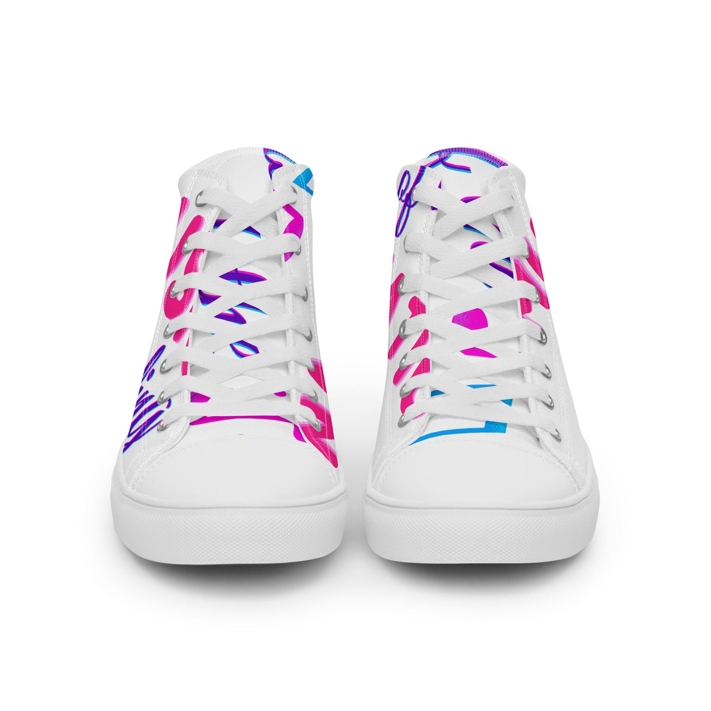 MUSIC Is the Healing of THE NATION,  Calmness Designs, Creative Designs,  Men’s high top canvas shoes