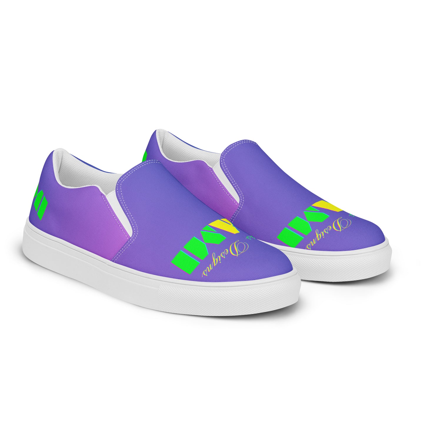 Calmness Designs, MIAMI,  Men’s slip-on canvas shoes