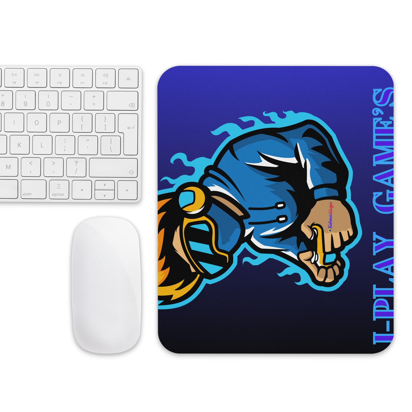 Gamer Logos, I-PLAY GAME'S, Gaming Controller,  Gaming Headphone, CALMNESS DESIGNS,  Creative Designer's, Mouse pad