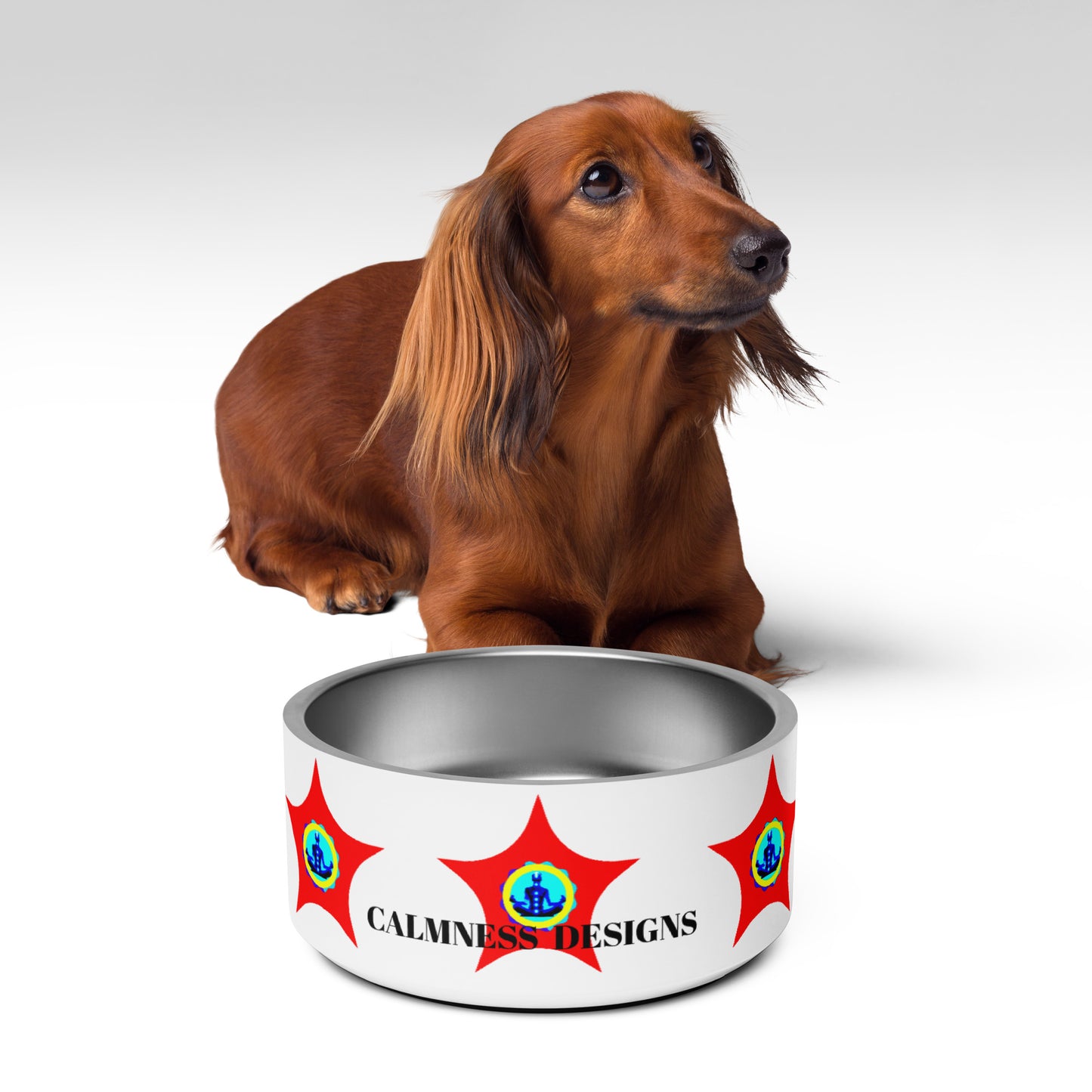 STAR-Logo CALMNESS DESIGNS,  Creative Designs,  Pet bowl