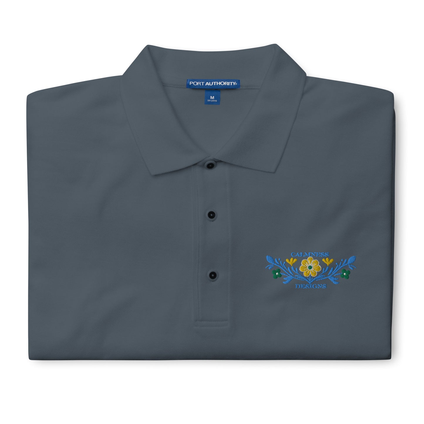 Flower Decoration Mexican Style, CALMNESS DESIGNS,  Creative Designer's, Men's Premium Polo