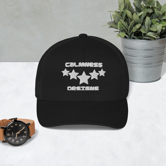 FIVE STARS, CALMNESS DESIGNS,  Creative Designer's, Trucker Cap