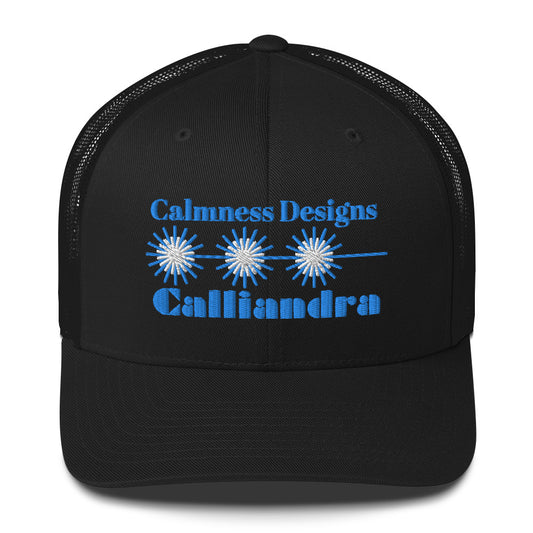 Elegant Geometric Calliandra, CALMNESS DESIGNS,  Creative Designer's,  Trucker Cap