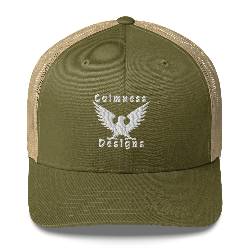 Eagle HERALDIC Symbol,  CALMNESS DESIGNS,  Creative Designer's,  Trucker Cap