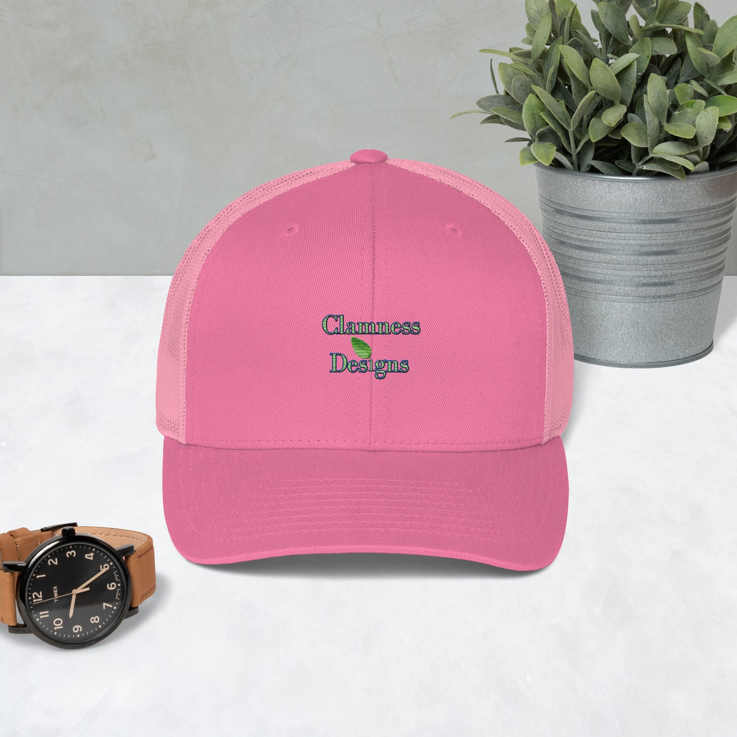 Wet Lemon Leah, Calmness Designs,   Trucker Cap