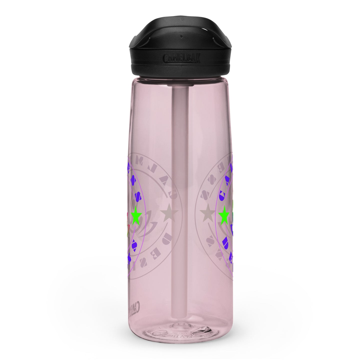 Yoga Meditation, Lotus Pose, Stars,  CALMNESS DESIGNS,  Creative Designer's,  Sports water bottle