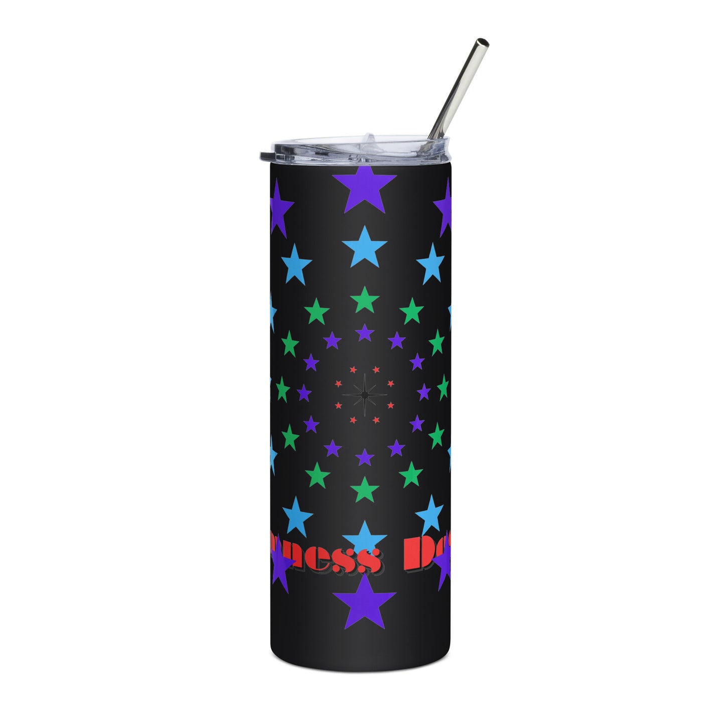 Stars Circle Icon,  Calmness Designs,  Stainless steel tumbler