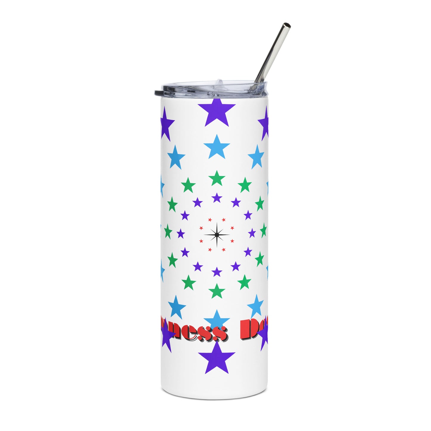 Stars Circle Icon,  Calmness Designs,  Stainless steel tumbler