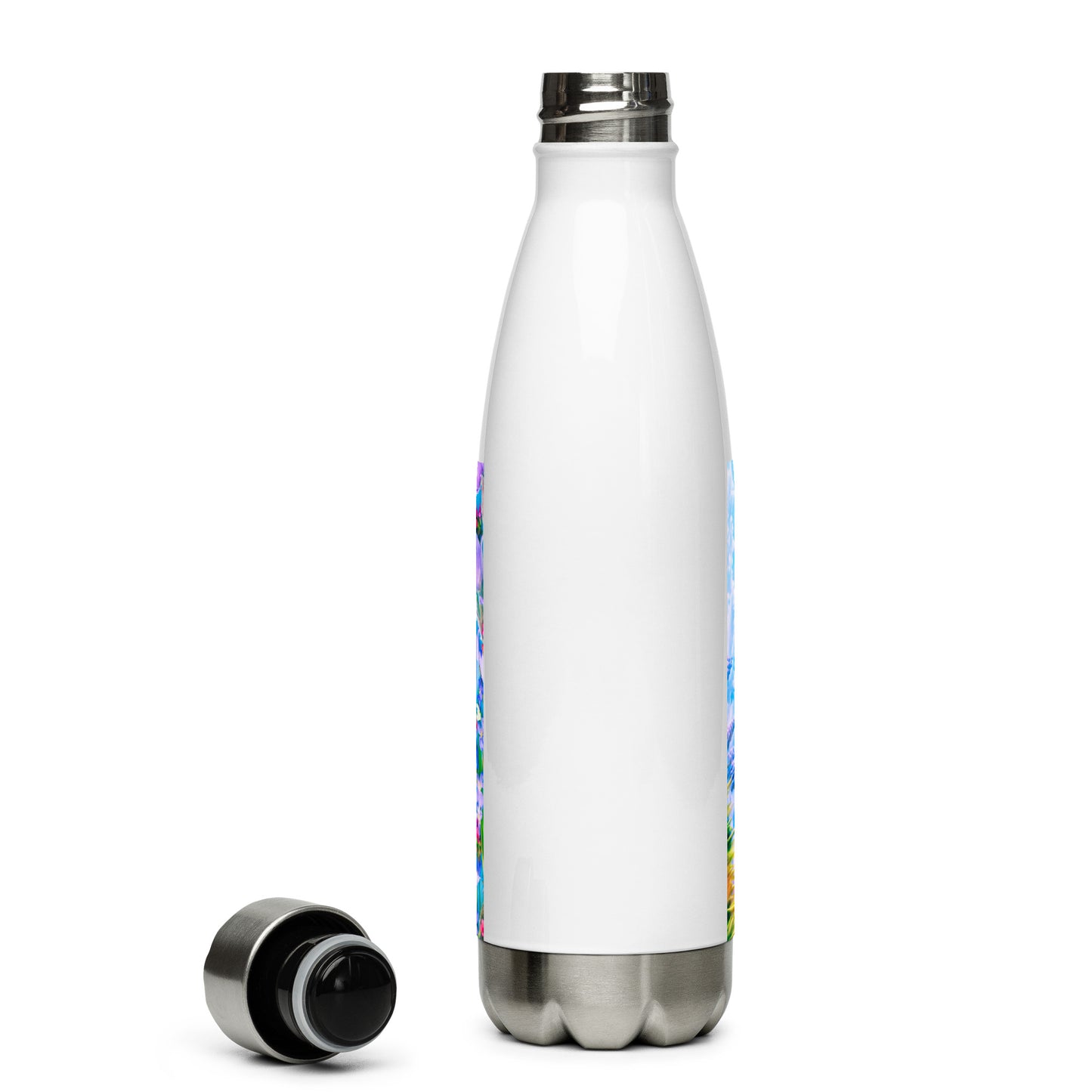 Happy Easter Background, Fresh Spring Flowers, Arrow,  Calmness Designs, Creative Designs,   Stainless steel water bottle