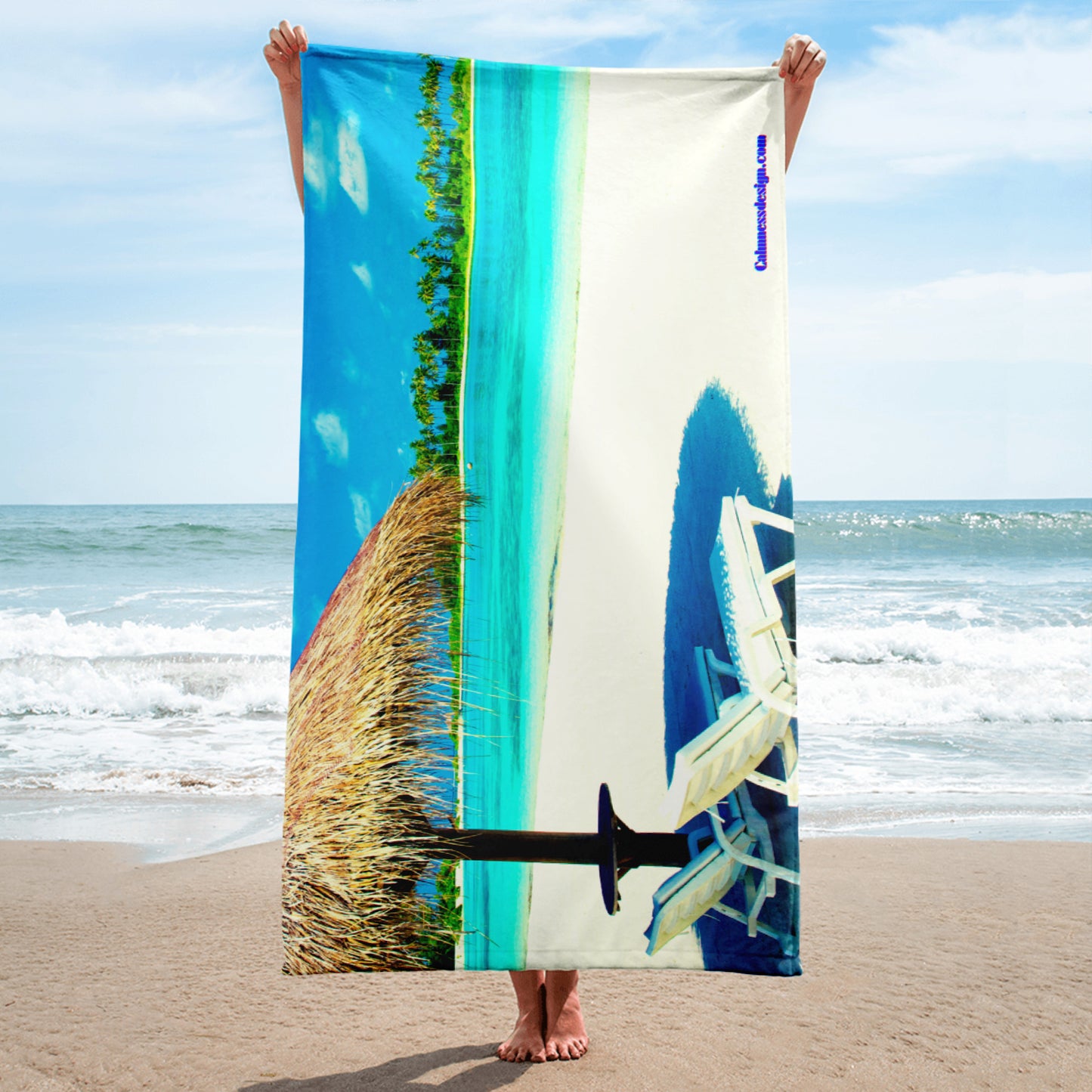 PALM TREE HUT   Towel