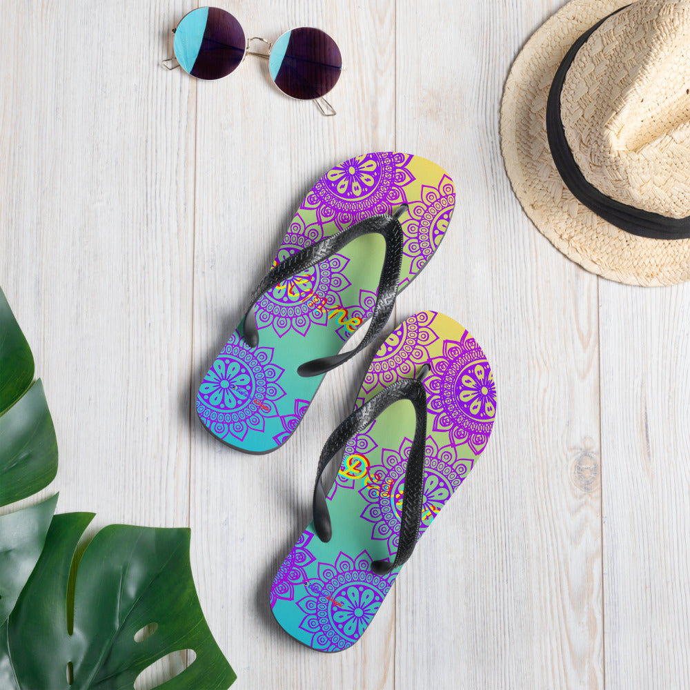 Luxury Mandala Designs, CALMNESS DESIGNS,  Creative Designer's,  Flip-Flops