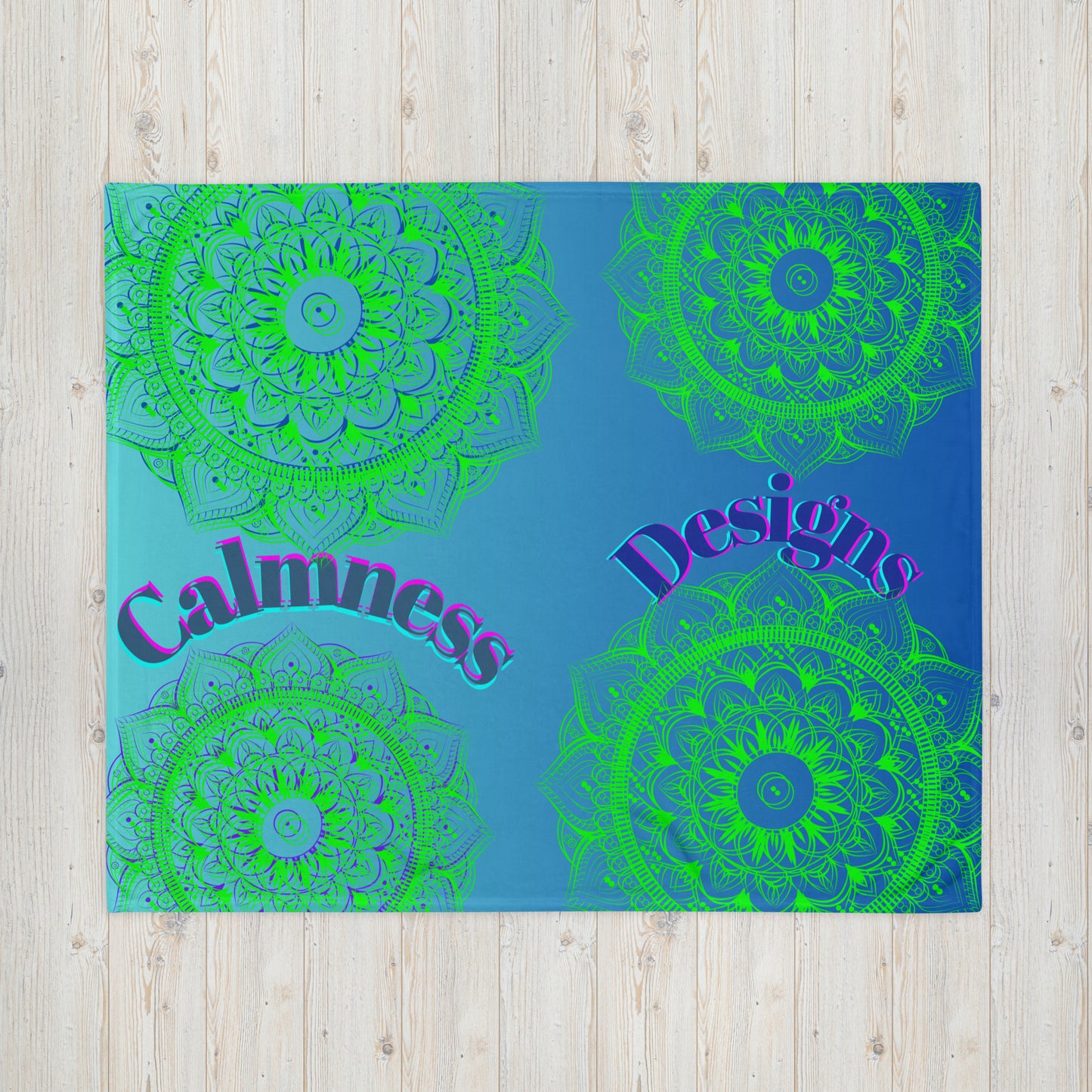 Luxury Mandala Designs, CALMNESS DESIGNS,  Creative Designer's,  Throw Blanket