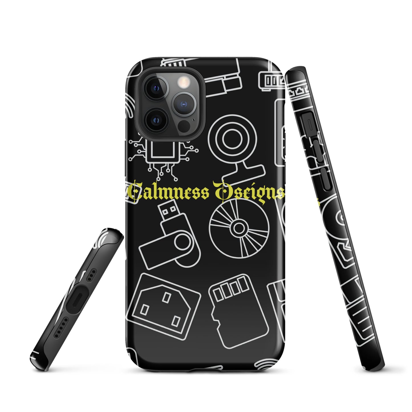 Computer  Hardware's, Calmness Designs, Creative Designs,  Tough Case for iPhone®