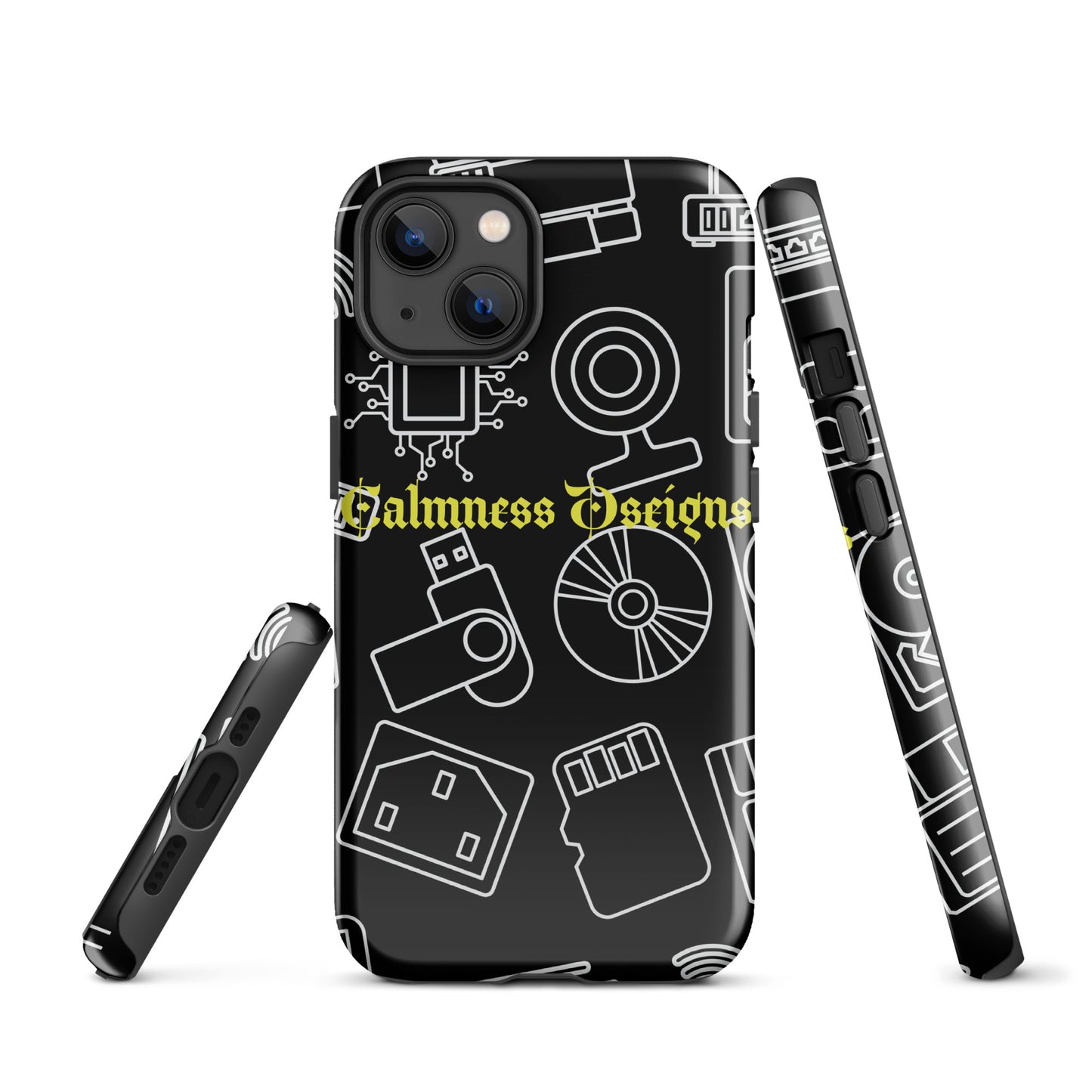 Computer  Hardware's, Calmness Designs, Creative Designs,  Tough Case for iPhone®