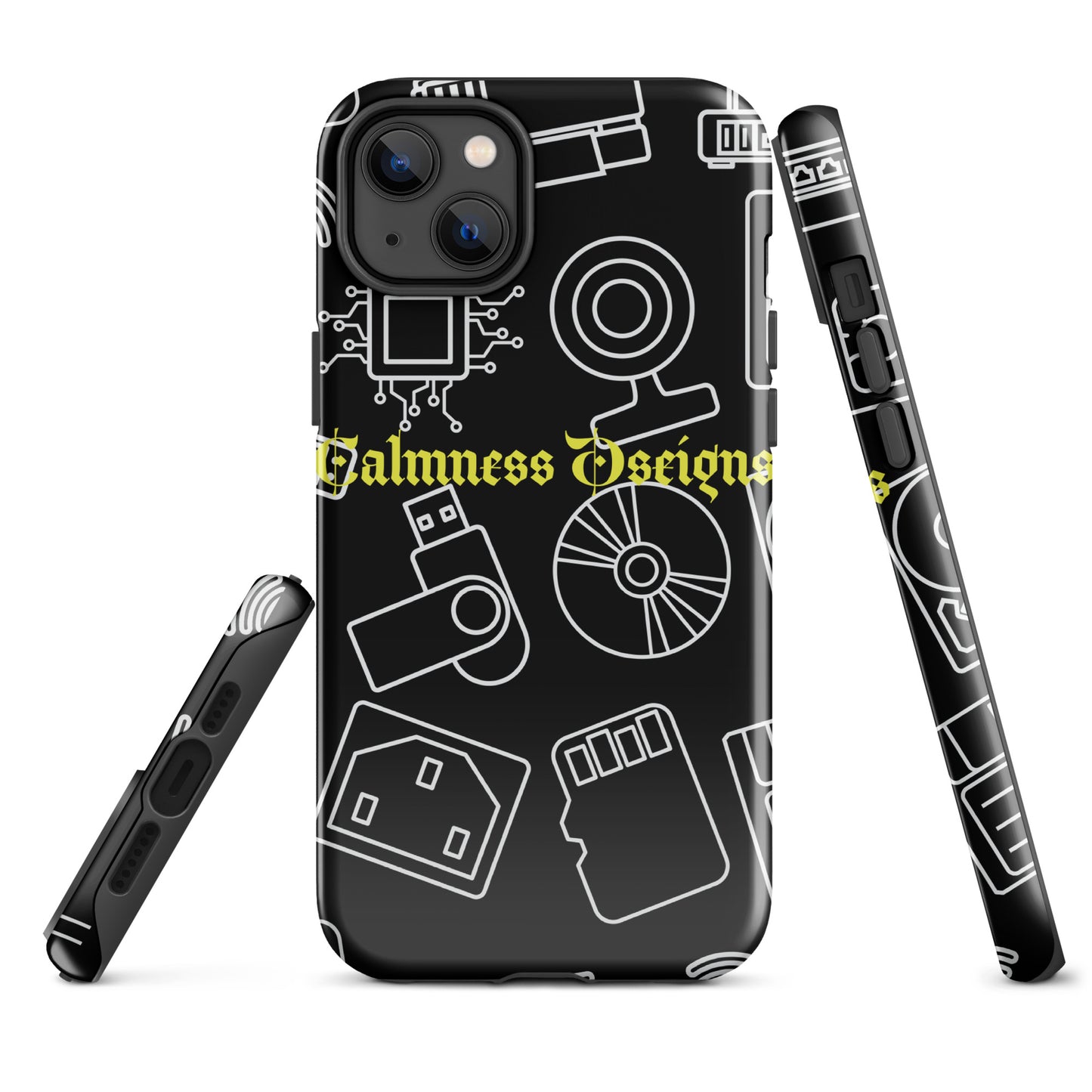 Computer  Hardware's, Calmness Designs, Creative Designs,  Tough Case for iPhone®