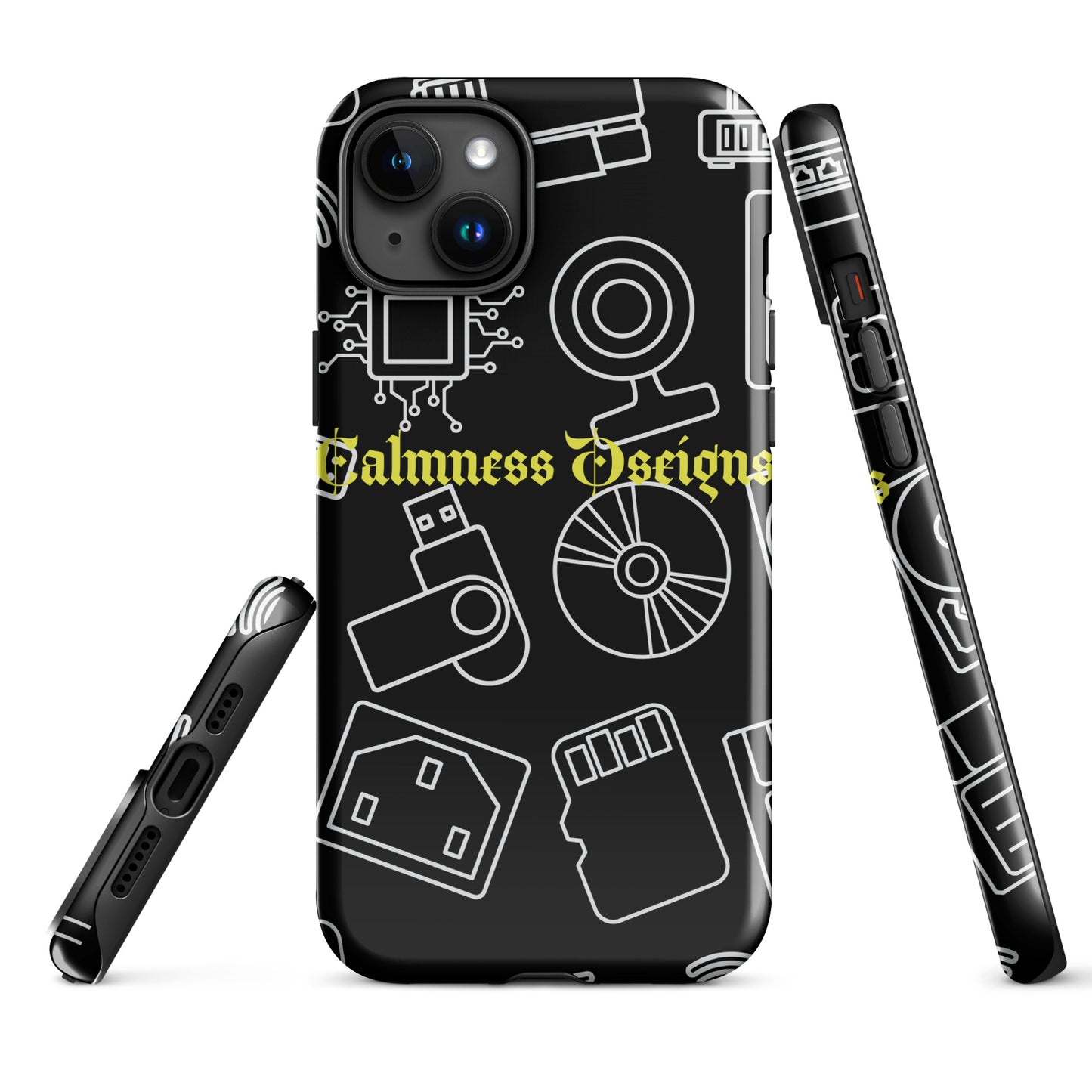 Computer  Hardware's, Calmness Designs, Creative Designs,  Tough Case for iPhone®