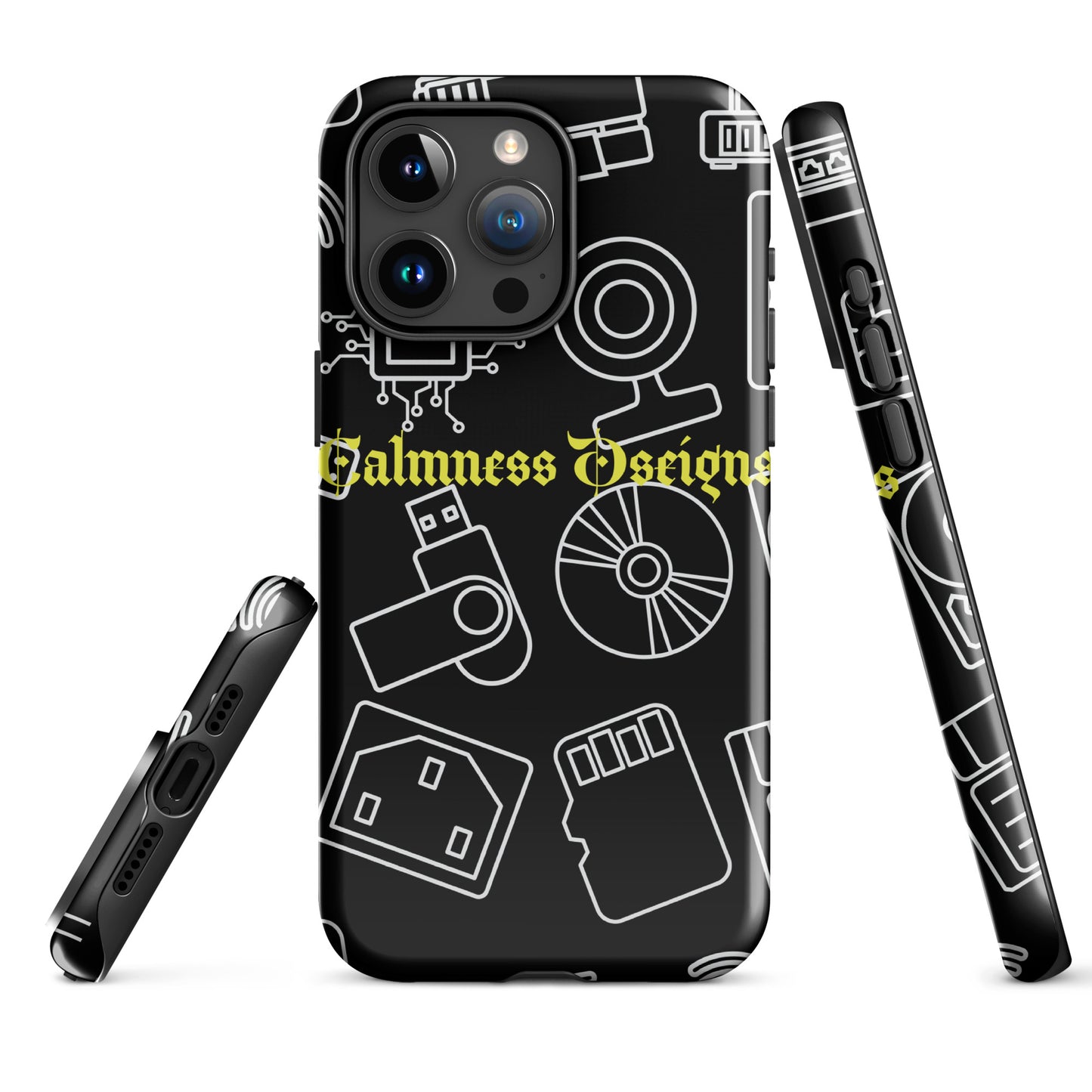 Computer  Hardware's, Calmness Designs, Creative Designs,  Tough Case for iPhone®