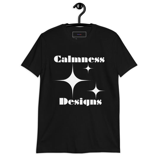 Stars Glyph Icon,  Calmness Designs, Creative  Calmness Designs,  Short-Sleeve Unisex T-Shirt