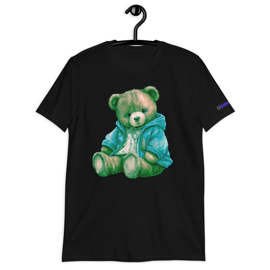 Teddy Bear, RELAXING, Chilling, Calmness Designs, Creative Designs,     Short-Sleeve Unisex T-Shirt