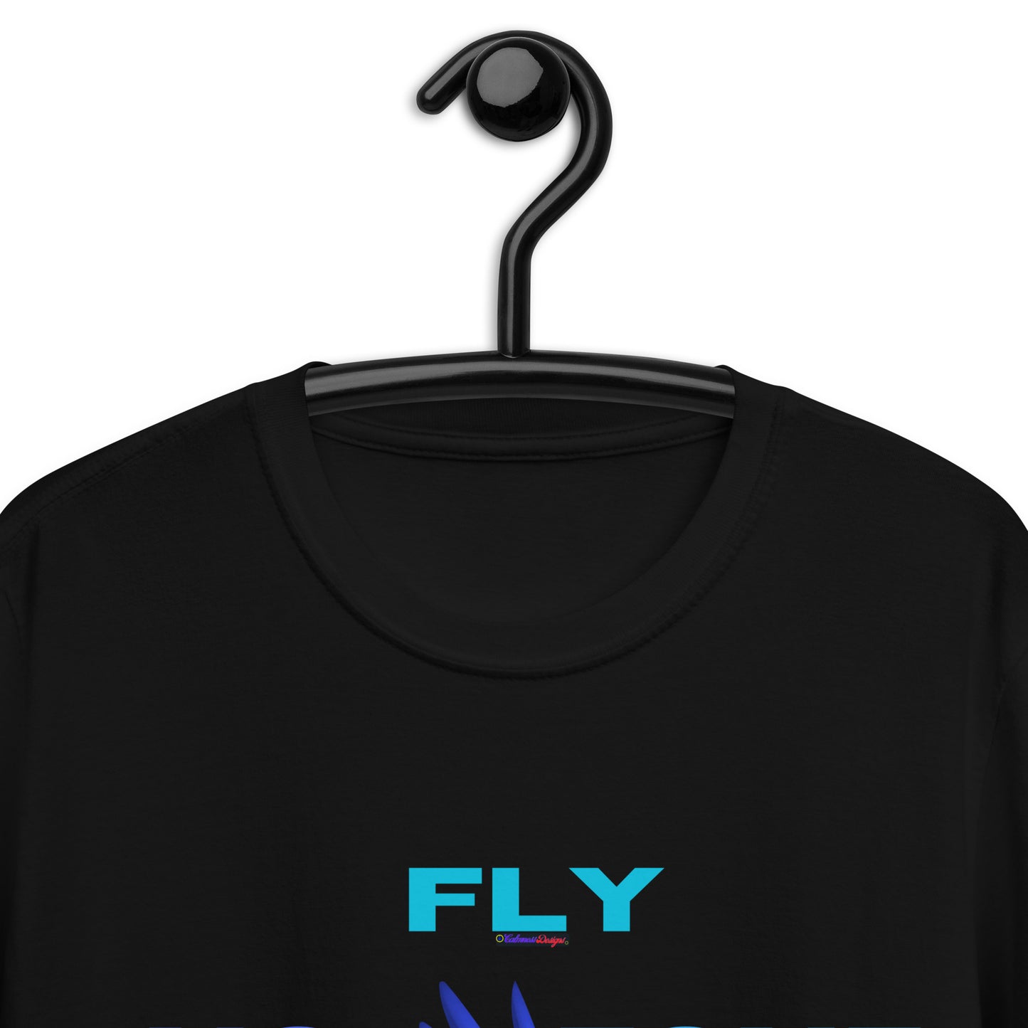 No Fly Zone, Beautiful Parrot Colorful, Flying, Calmness Designs,   Short-Sleeve Unisex T-Shirt