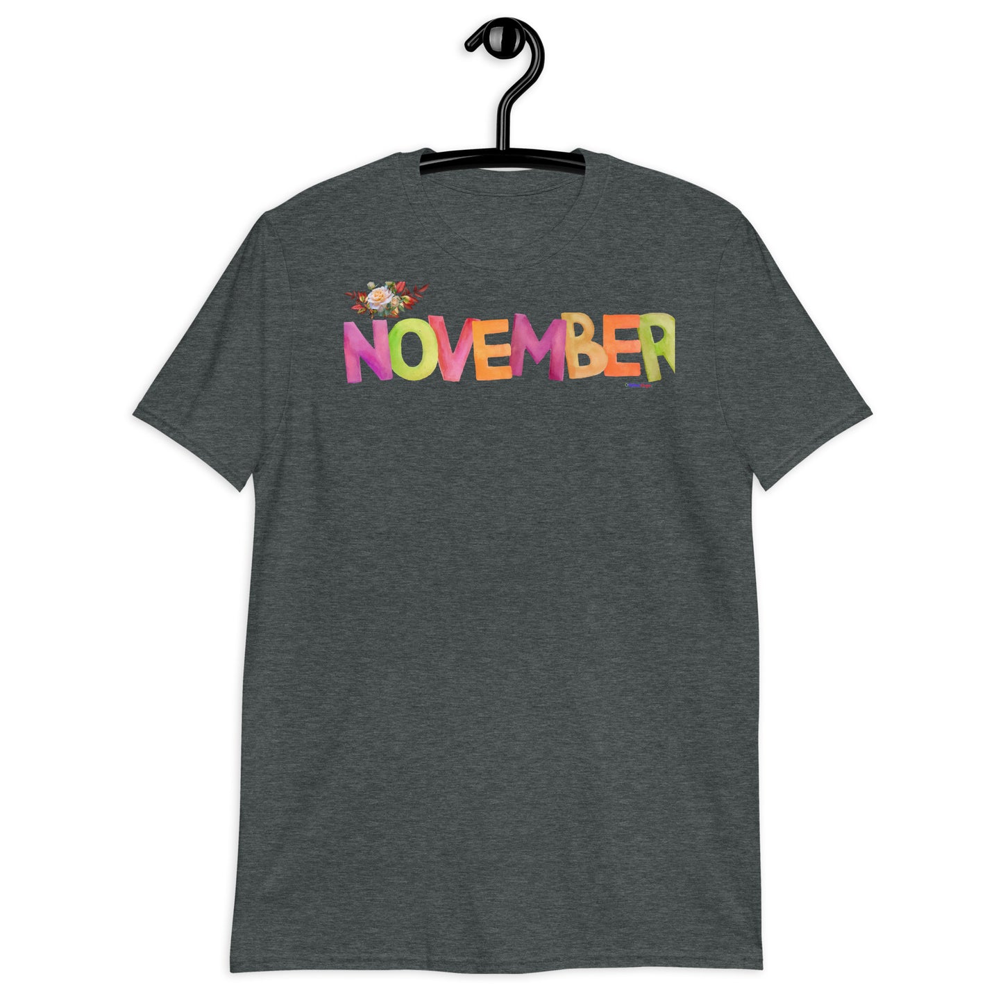 November, Calmness Designs, Short-Sleeve Unisex T-Shirt