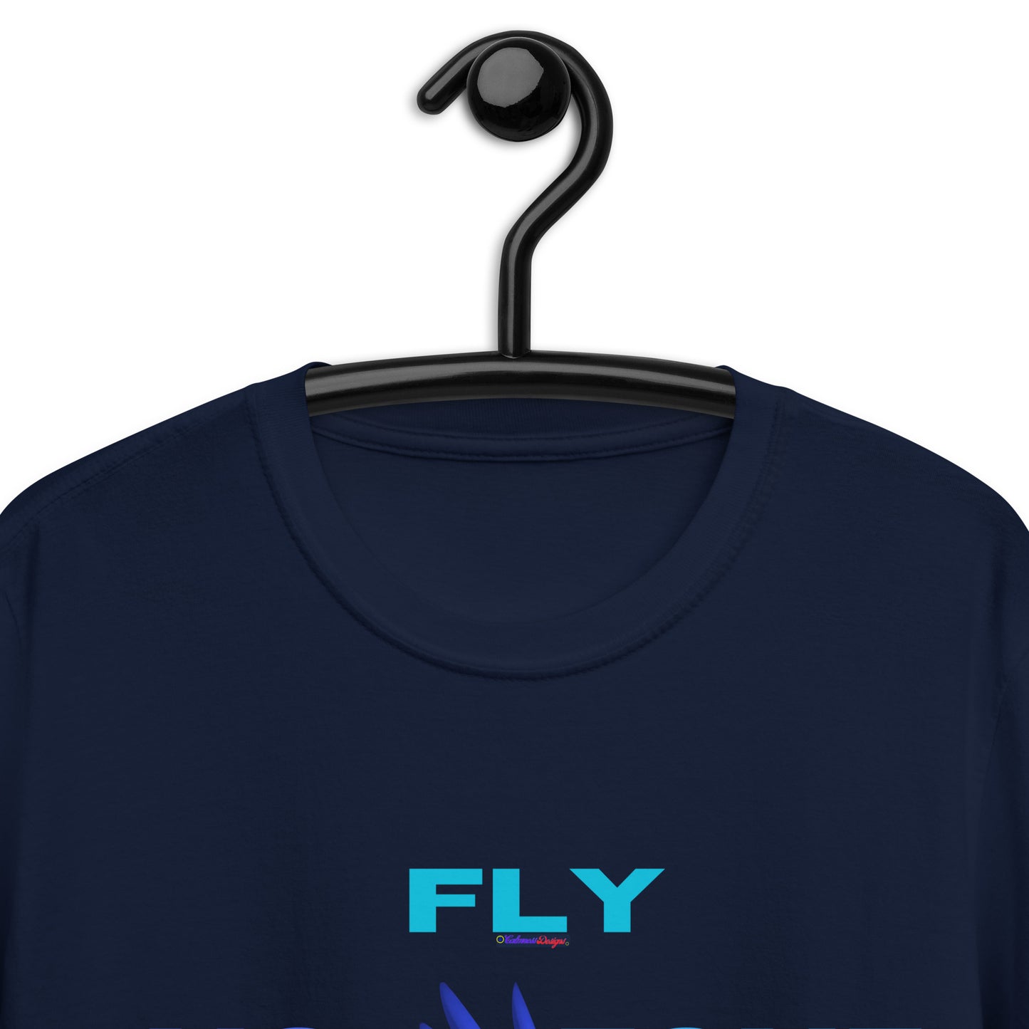 No Fly Zone, Beautiful Parrot Colorful, Flying, Calmness Designs,   Short-Sleeve Unisex T-Shirt