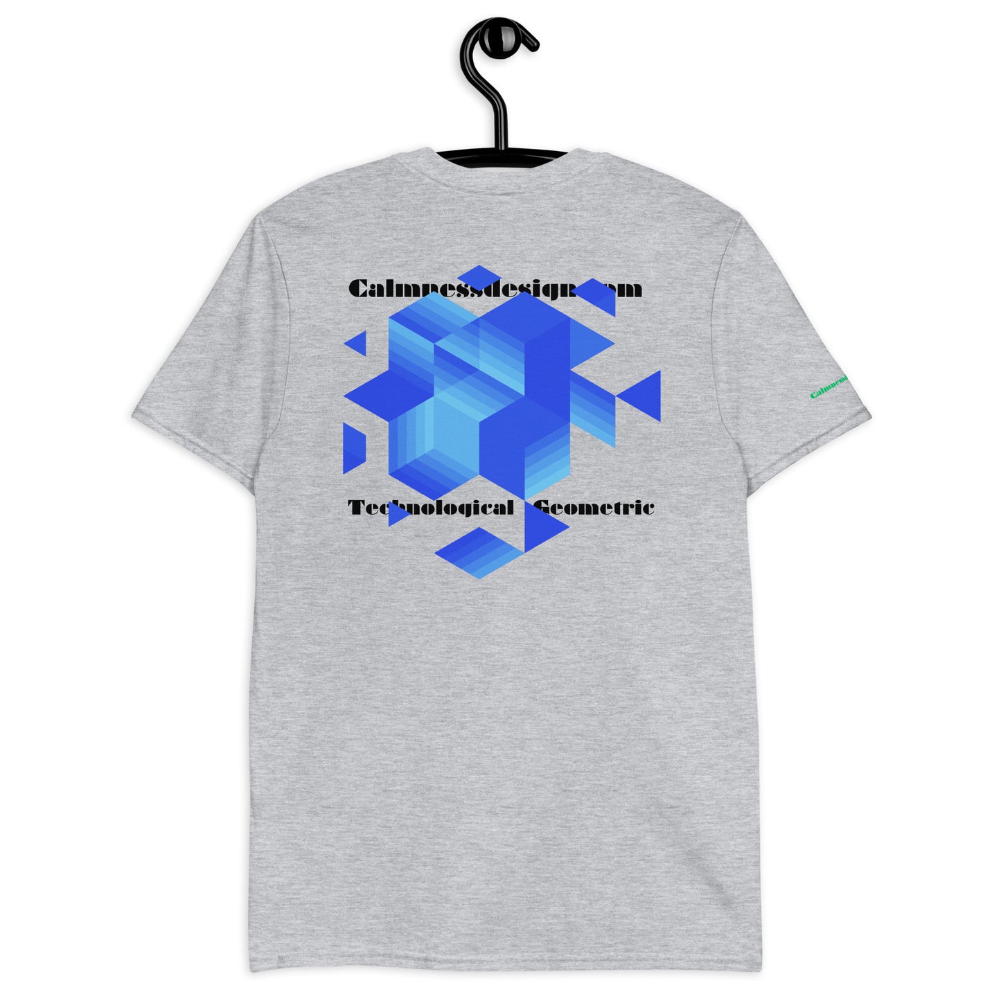 Technological and Geometric Element, Calmnessdesign.COM,  Short-Sleeve Unisex T-Shirt