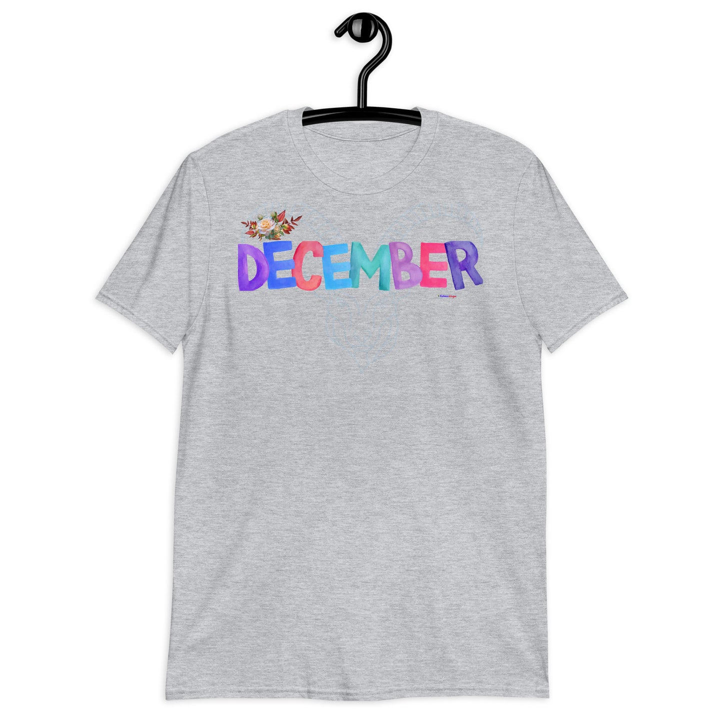 December, Calmness Designs,  Short-Sleeve Unisex T-Shirt