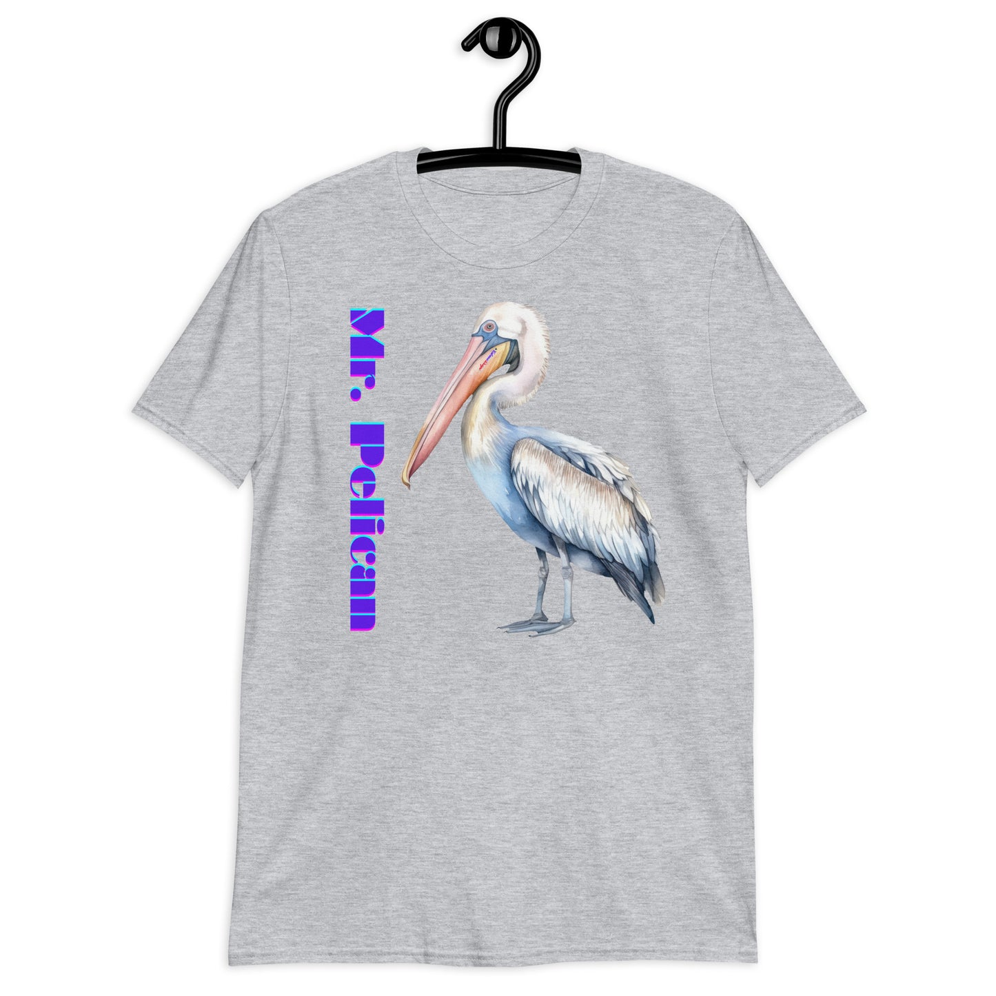 Mr. Pelican, Calmness Designs,    Short-Sleeve Unisex T-Shirt