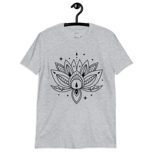 Symbol of Lotus Flower, Calmness Designs,   Short-Sleeve Unisex T-Shirt