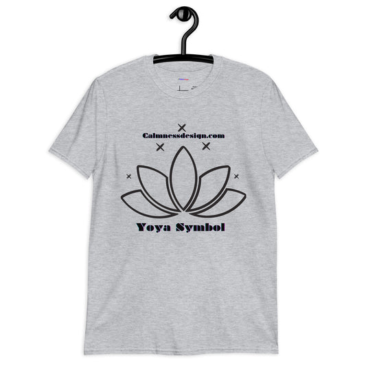 Yoga Symbol of Quality, Calmness Designs,      Short-Sleeve Unisex T-Shirt