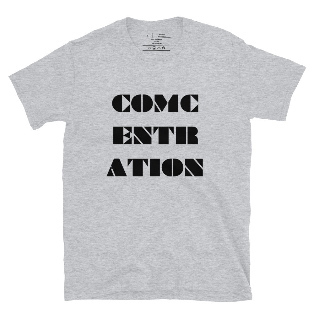 COMCENTRATION, Calmness Designs, Creative Designs,   Short-Sleeve Unisex T-Shirt