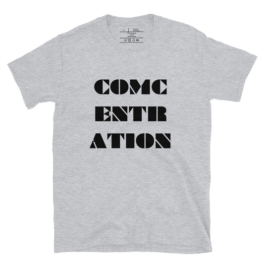 COMCENTRATION, Calmness Designs, Creative Designs,   Short-Sleeve Unisex T-Shirt