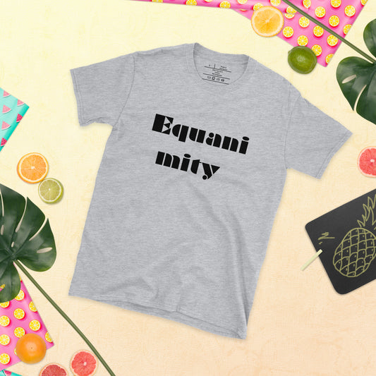 Equanimity, Calmness Designs, Creative Designs,   Short-Sleeve Unisex T-Shirt