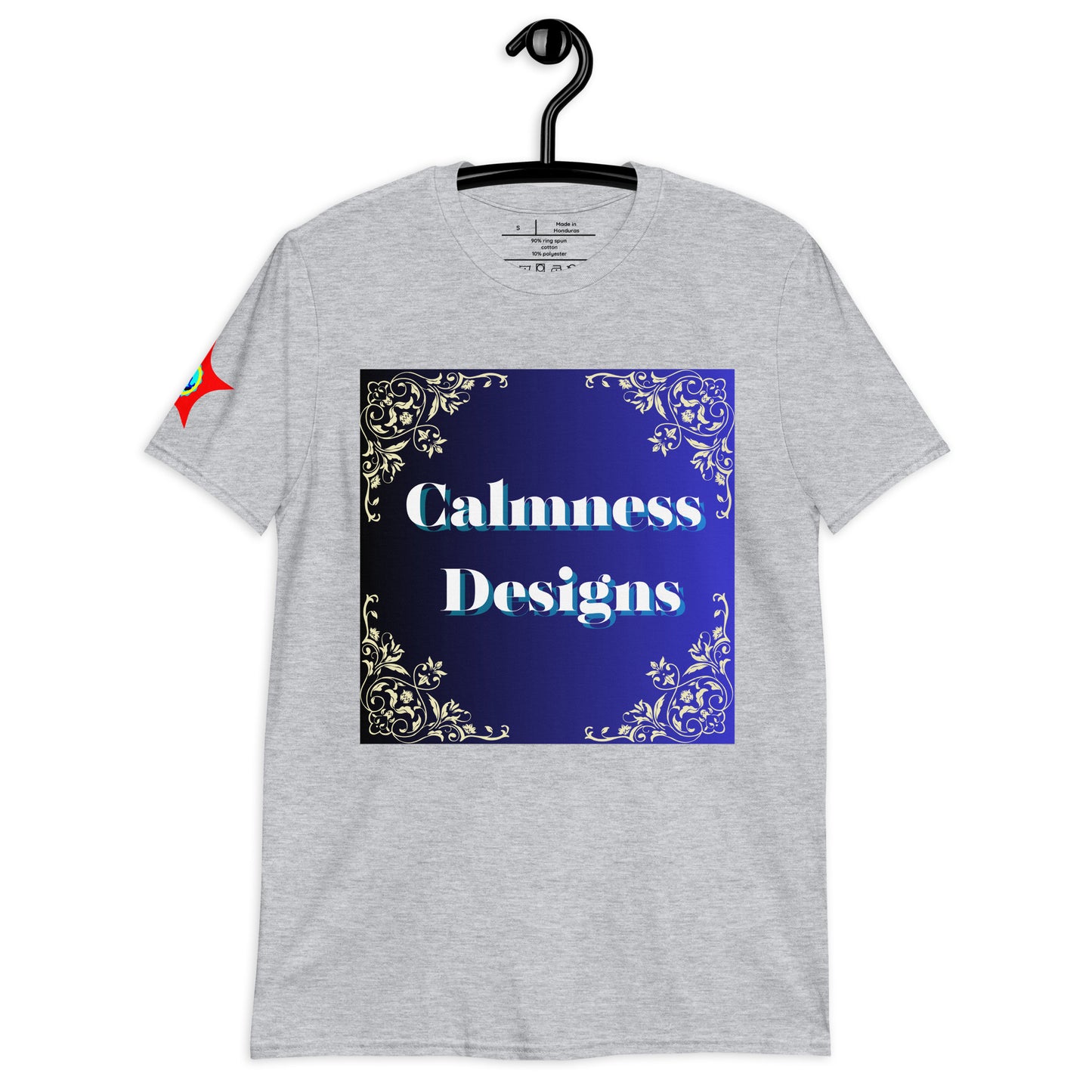 Decorative Frame, Calmness Designs Short-Sleeve Unisex T-Shirt