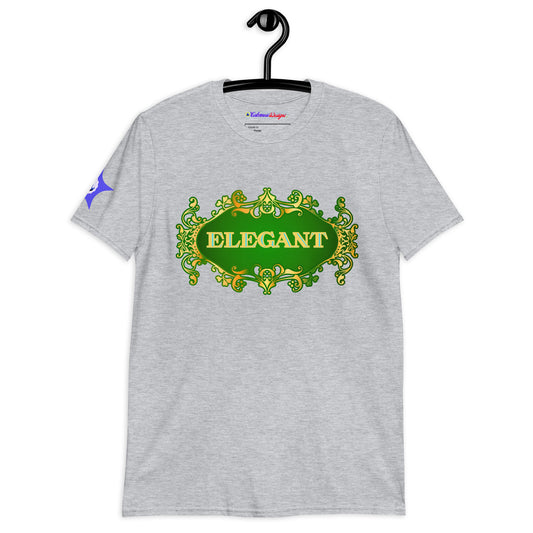 Elegant GOLDEN FRAME, CALMNESS DESIGNS,  Creative Designer's, Short-Sleeve Unisex T-Shirt