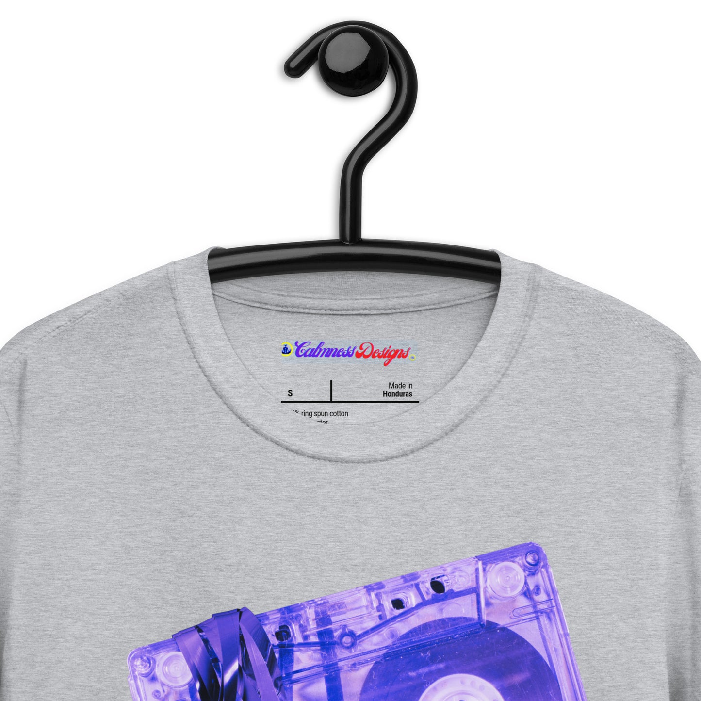 Cassette Tape, CALMNESSDESGIN.COM,  Short-Sleeve Unisex T-Shirt